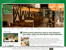 Tablet Screenshot of blog.restaurantekruger.com